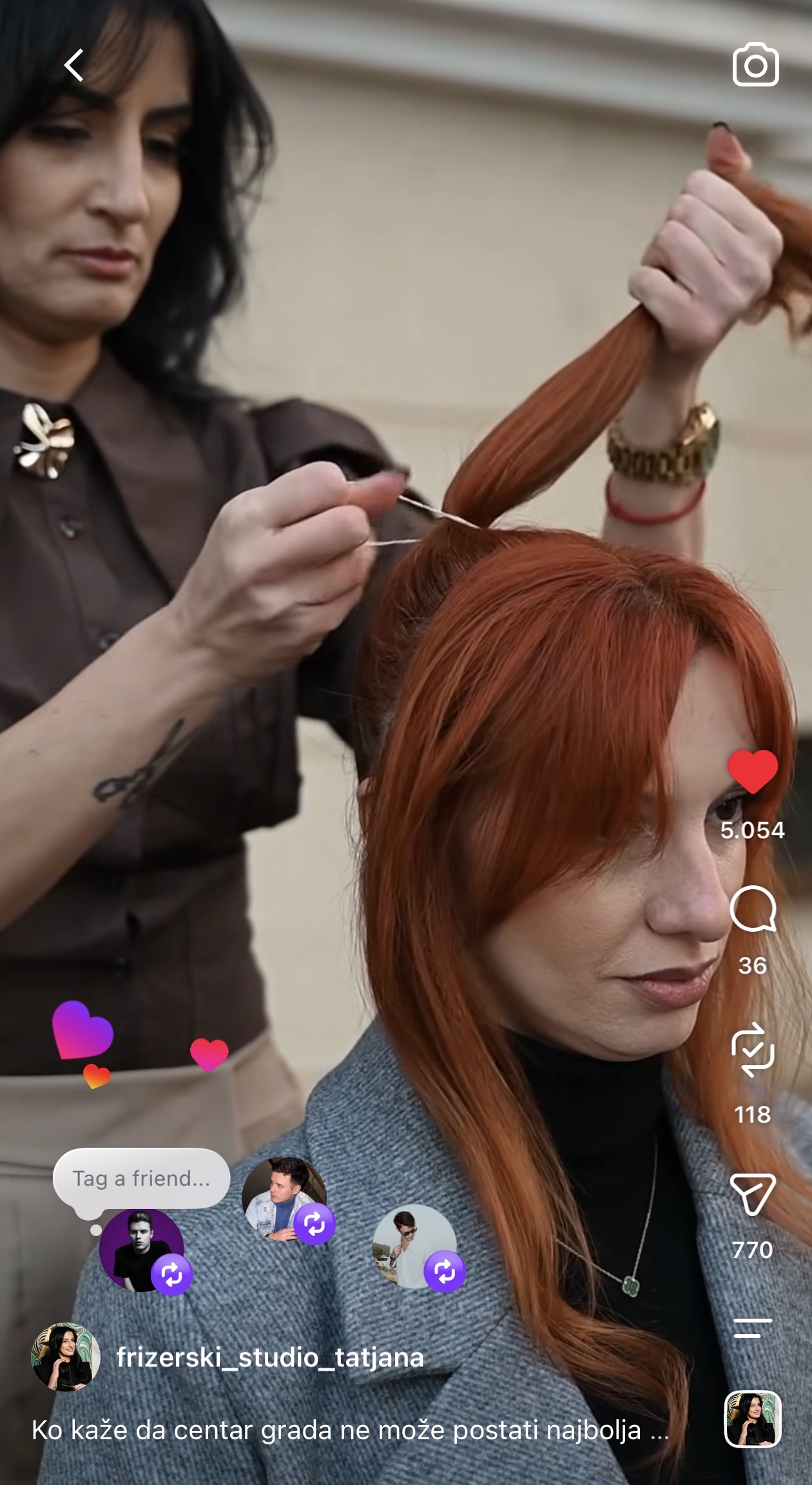 Frizerski studio Tatjana — rezultat kampanje 2